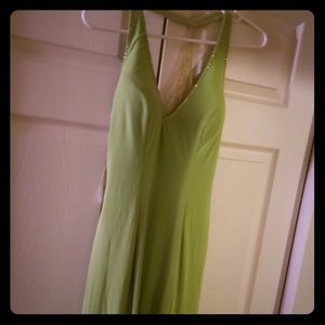 Xcite lime green prom dress